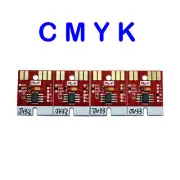 4Pcs Chip Permanent for Mimaki JV33 CJV30 JV5 JV34 SS21 Cartridge 4 Colors CMYK