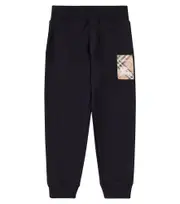 [Burberry Kids] Burberry Kids EKD cotton jersey sweatpants Y 10 black