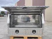 Aluminium Tool Box 3/4 Side Opening Ute Trailer 2 Drawers Toolbox 1600L 600 850H