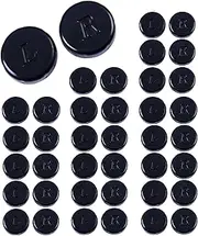 [Gothic Rebel] 20 Pack Black And White Leak Proof Contact Lens Cases