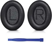 Headphone Earpads,for Bose Quiet Comfort 35 Ii/45 (Qc35/Qc45/Qc35 Ii) Headphones Replacement Cushion, for Bose Headphone Muffins, Acoustic Foam (Black)