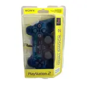 PS2 Play Station 2 Sony Ocean Blue DualShock 2 Analog Controller