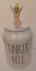 Disney Rae Dunn Tinker Bell Cookie Jar Slightly Damaged but Repaired