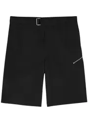Oamc Regs Belted Woven Shorts - Black - XL XL