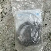 New NOS Telephone Handset Cord - 13’ Brown Western Electric Tramline