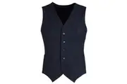 Mens Peaked Vest Waistcoat w/ Knitted Back Suit Formal Wedding Dress Up
