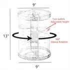 Rotating Makeup Organiser Large 360 Cosmetic Storage Box Perfume Display Sta _we