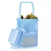NEW TUPPERWARE PICK-A-DELI CONTAINER 8.5 cup Strainer Lift Pickles Peppers