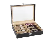 8-Grid Eye Glasses Case Eyewear Sunglasses Display Storage Box Holder Organizer