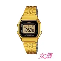 在飛比找蝦皮商城優惠-CASIO 卡西歐LA-680WGA熱銷復古小金錶×黑框數位