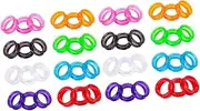 2sets Scissor Finger Protective Ring Soft Silicone for Stylist Supplies 24pcs*2