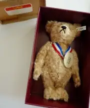 NIB Steiff Club LE 1993 SAM 11" TEDDY BEAR USA 420801 1928 ~Premiere Edition