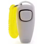 Premium Pet Trainer Clicker Whistle Dog Cat Training Obedience Behaviour Tool Au