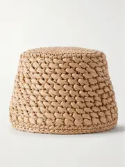 [Loro Piana] Loro Piana - Jasmine Raffia Bucket Hat - Neutral - M M Neutrals