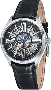 [Thomas Earnshaw] Men's ES-8037-01 Year-Round Analog Automatic Black Band Watch