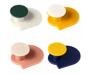 Colorful Round Adhesive Hooks, Towel Coat Hooks For Self Adhesive Wall Hooks, Wardrobe On Bathroom Kitchen Home 4 Colors