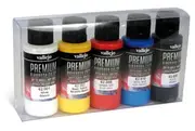 Vallejo Premium Colour Opaque Colors 5 Colour Set Acrylic Airbrush Paint