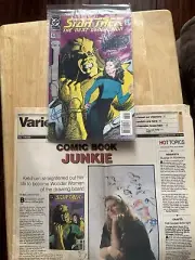 Artist Signed Star Trek The Next Generation August 1994 W/Newspaper Article
