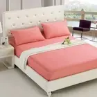 Satin Sheet Fitted Sheet RayonMattress Cover Elastic Band Bed Sheet NoPillowcase