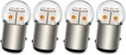 Ruiandsion 1157 BAY15D Back Up LED Bulb 1142 1152 6V-30V Yellow Replacement Light for Car Turn Signal Reverse Tail Brake Non-Polarity Pack of 4