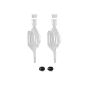 Set of 2 Fermenter Airlock S Bubble Type Air Lock with Grommet Home Brew Beer Wine