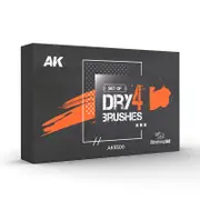 AK Interactive Dry Brush 4 Set