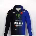 YAMAHA騎行服 F1賽車服 機車拉鍊大學T 男士越野外套 騎行防風外套 機車大學T 機車夾克