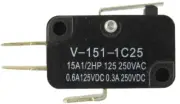 New Yuco YC-V-151-1C25 Micro Switch SPDT Short Hinge Lever 15A 1/2HP 250VAC