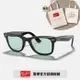 【RayBan 雷朋】Wayfarer木村拓哉同款膠框太陽眼鏡(RB2140F-901/64 52mm)