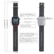 Quiet Vibrating Trainer Watch Adjustable Metronome Wristwatch