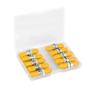 10 Pack ST Fiber Optical Coupler Cable Barrel Connector ST to ST Bulkhead Fiber