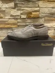 Allen Edmonds Mctavish Oxford Lace up Shoes Grey Business Mens Size 9D 4145 NIB