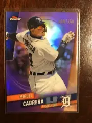 MIGUEL CABRERA 2019 Topps Finest PURPLE REFRACTOR /250