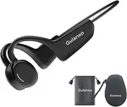 Gulanxo Open Bluetooth Headphone, Noise Cancelling Air Conduction Earphones, 15 Hour Stereo Sweat Proof Playback Time, Suitable for Running and Exercise, Black
