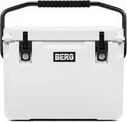 Berg Floe 25 Hard Cooler (23.6L) | Holds Ice for Several Days | Includes Chopping Board Divider, Dry Basket, Built-in Bottle Opener and Drink Holder