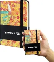 TUNJILOOL A5/A6/A7 Notebook 80 gsm Thick Paper PU Leather Hardcover Notebook Zhou Yiwen Designer Collaboration