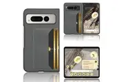 Google Pixel Fold Rigid Cover with Card Slots, Leather Texture
