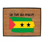Sao Tome And Principe Country Flag Nationality - Novelty Doormat