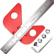 Center Scribe Gauge Center Scribe Measuring Tool，Aluminum Alloy Center Finder...