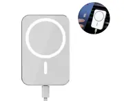 Compatible for iPhone 12 Car Mount Charger , 15W Magnetic Car Wireless Phone Charger for Phone 12, 12 Pro, 12 Mini, and 12 Pro Max - White