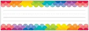 Creative Teaching Press Painted Palette Rainbow Scallops Name Plates (4401)