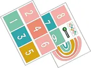 Toddmomy 1 Set Colorful Cartoon Number Floor Decals for Nursery Removable Stickers Easy to Clean Fun Indoor Game Decor for Safe Self Adhesive Floor Stickers