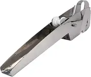 FLEXMAN 24 Anchor Roller, 316 Stainless Steel Boat Bow Anchor Roller Bracket, 22~44Lbs Hinged Self Launching Bow Anchor Roller with Pivoting Dual Roller for Marine Ship