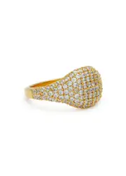 Daphine Laurita 18kt Gold-plated Pinky Ring - J J