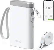 Label Maker Machine with Tape, P21 Bluetooth, Wireless Mini Label Maker, White