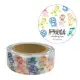 哆啦A夢 (白底) 朋友 裝飾 紙膠帶 文具 小叮噹 日本製 正版授權J00012620