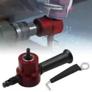 2-Head Electric Sheet Metal Cutting Nibbler Saw Cutter Drill Attachment JQ