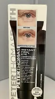 NEW Peter Thomas Roth Instant FIRMx Temporary Eye Tightener 1oz SEALED w/Brush