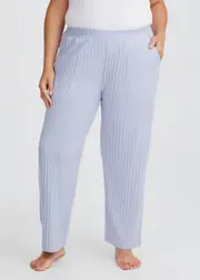 [Taking Shape] Taking Shape Cosy Rib Lounge Pant Size 26 in Serenity Blue - Plus Size Women's Clothing Serenity Blue