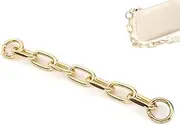 (Gold) - Fashion Metal Cross-Body Purse Strap Extender,Handbag Shoulder Strap Extender,Bag Chain Accessory Charms (Gold)
